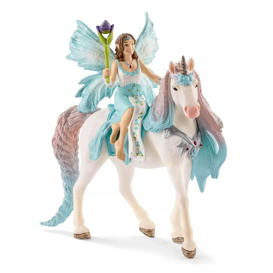 schleich-bayala-eyela-prinzessinnen-einhorn-figur-set-elfen image 1
