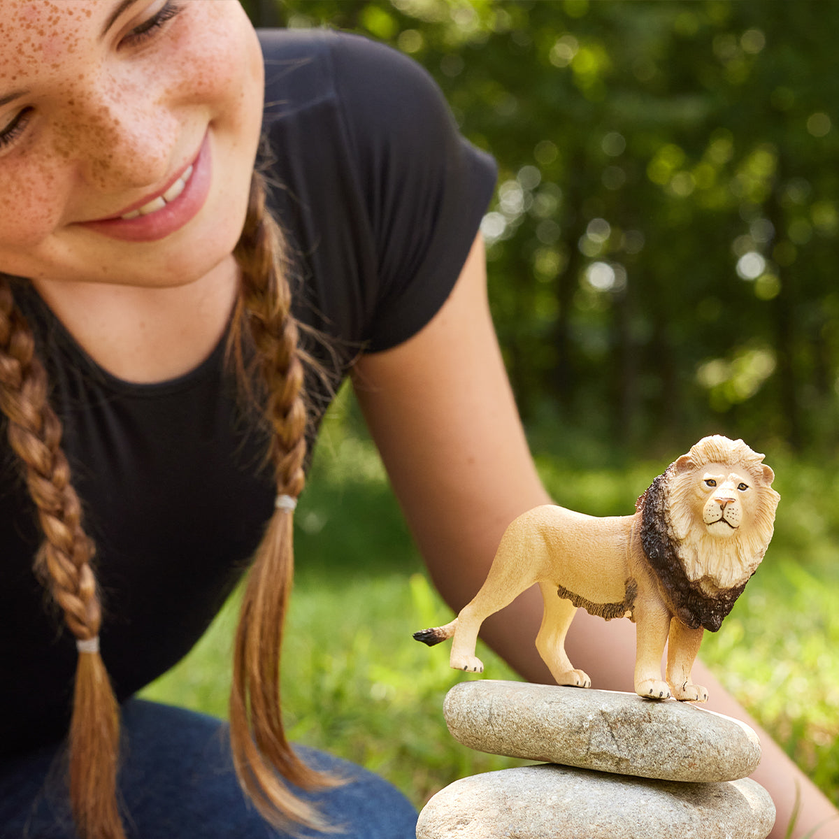 schleich-wild-life-l-we-tierfigur-bundle-mit-m-hne image 2