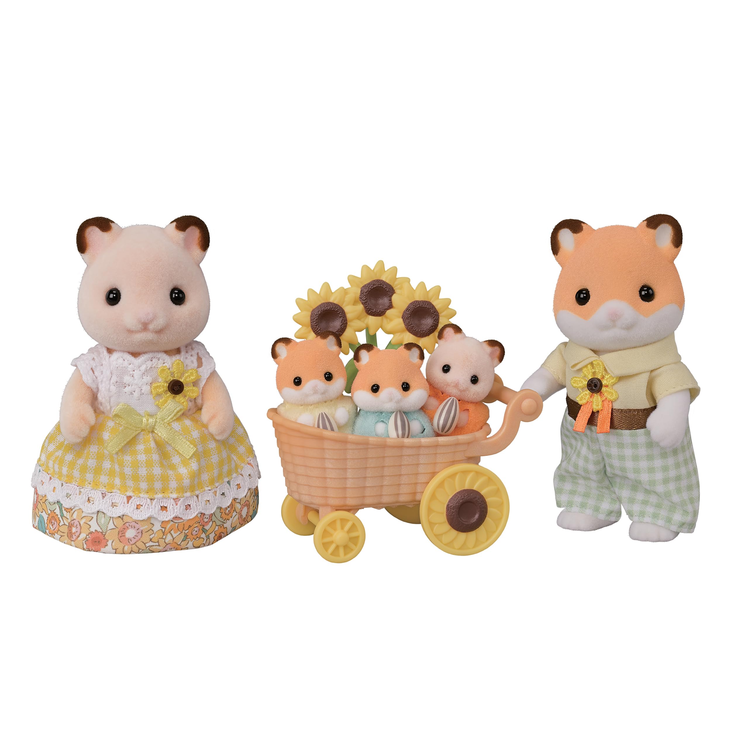 sylvanian-families-5856-hamster-familie-spielfiguren-5-teilig image 1