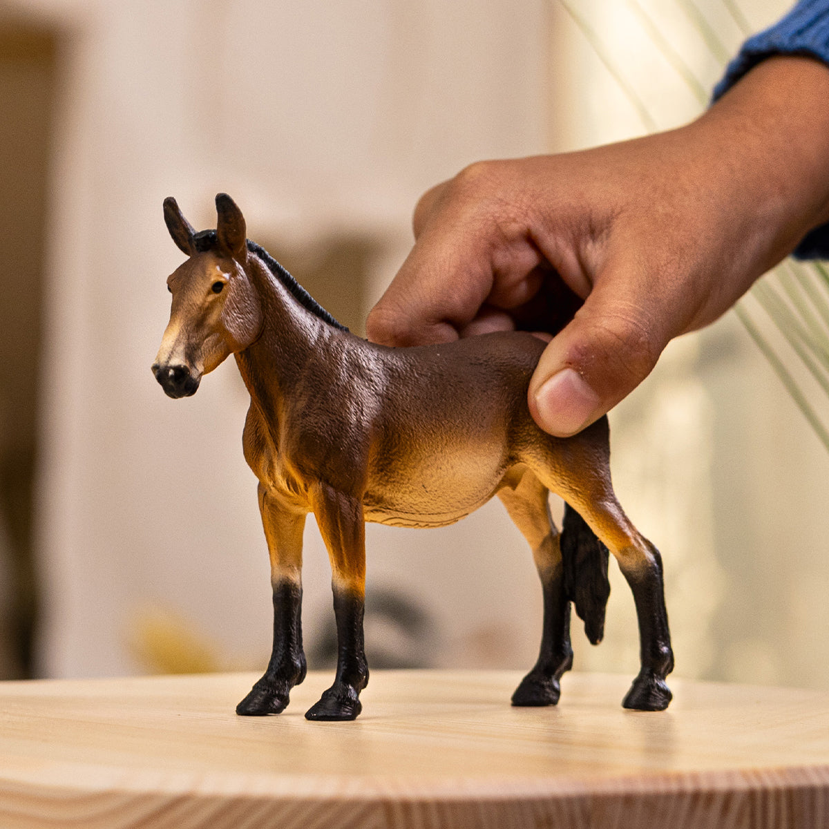 schleich-farm-world-maultier-tierfigur-kr-ftiges-lasttier image 2