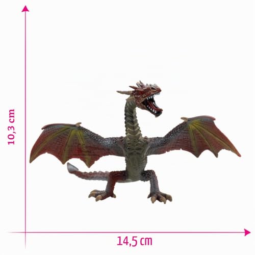 bullyland-enchanted-forest-rotbrauner-drache-spielfigur-10-3-cm image 8