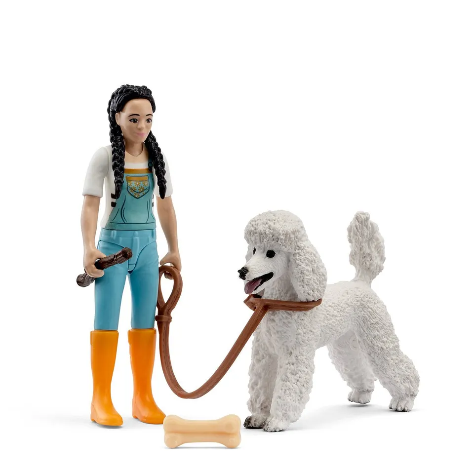 schleich-farm-world-spaziergang-im-park-figurenset-huhn image 1