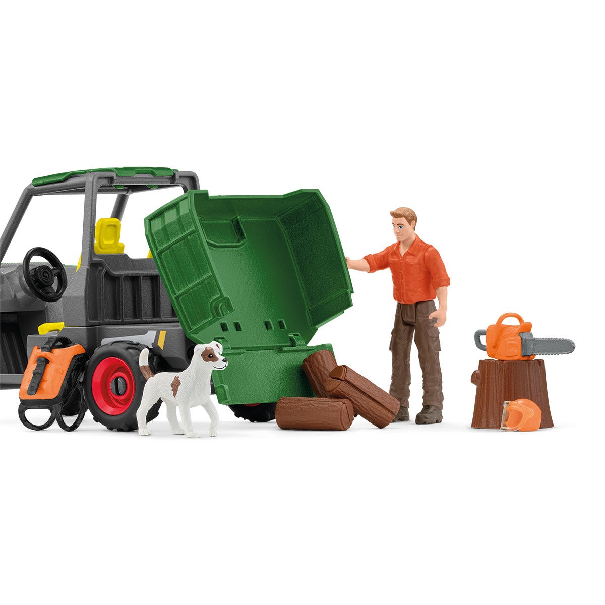 schleich-wild-life-42659-waldbauer-spielfiguren-set-mit-gel-ndewagen image 4