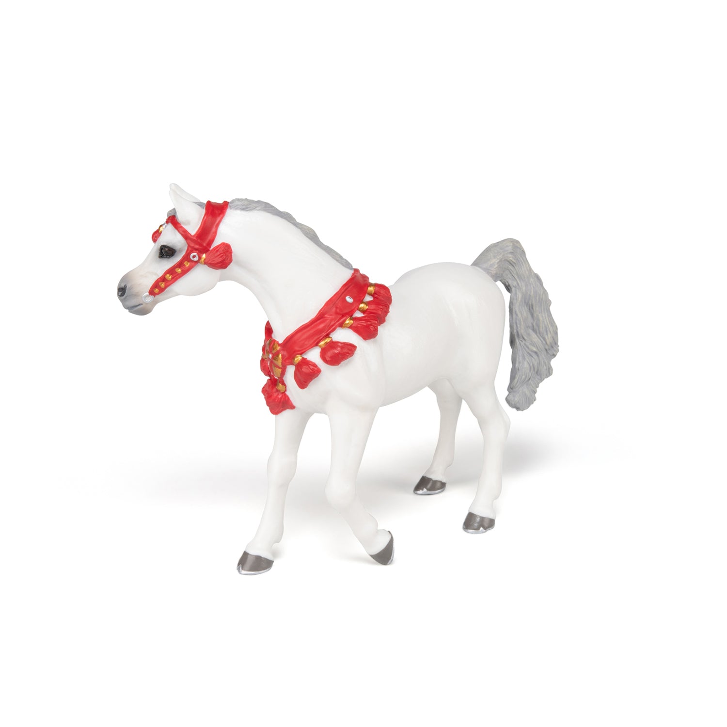 papo-araber-pferdefigur-wei-paradekleid-sammler image 4