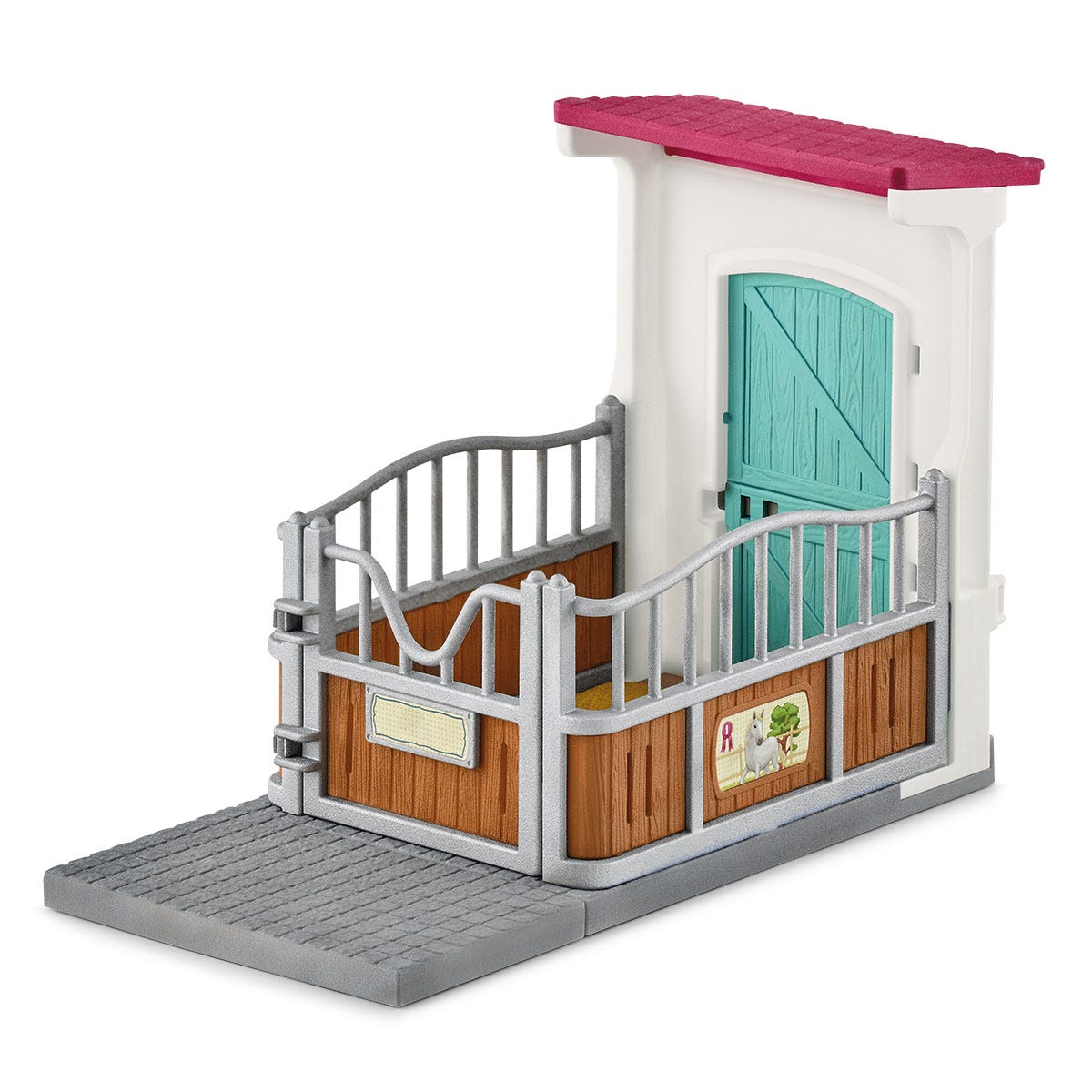 schleich-horse-club-modulare-pferdebox-spielzeug-zubeh-r image 1