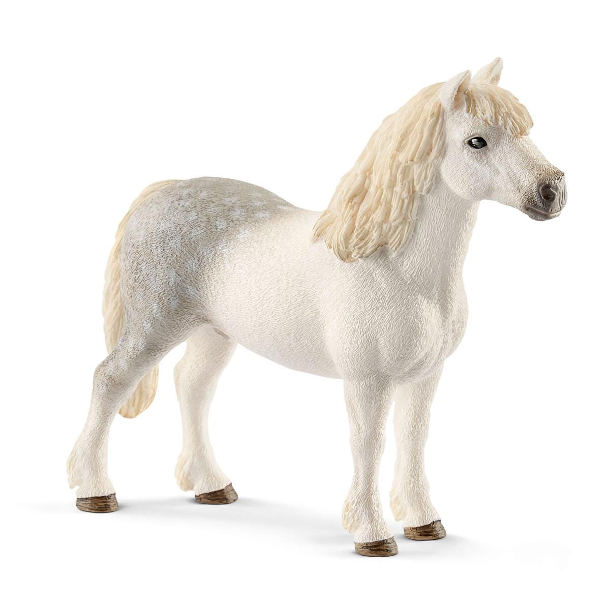 schleich-horse-club-welsh-pony-hengst-pferdefigur-braun image 1