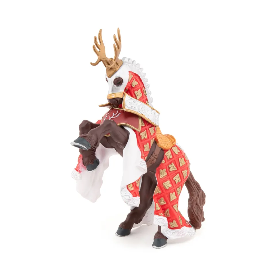 papo-medieval-master-of-arms-pferdefigur-mit-hirschwappen image 1