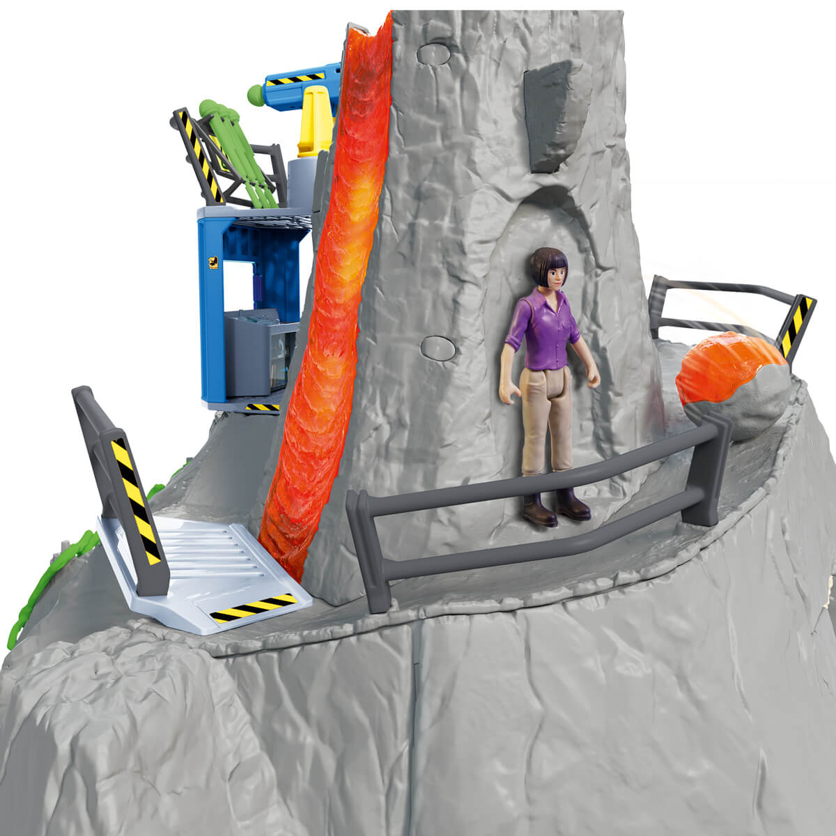 schleich-dinosaurs-42564-gro-e-vulkan-expedition-spielset-led image 5