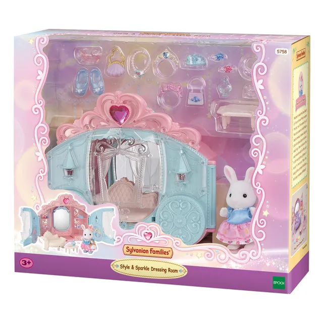 sylvanian-families-town-girl-series-5758-ankleidezimmer-set image 1