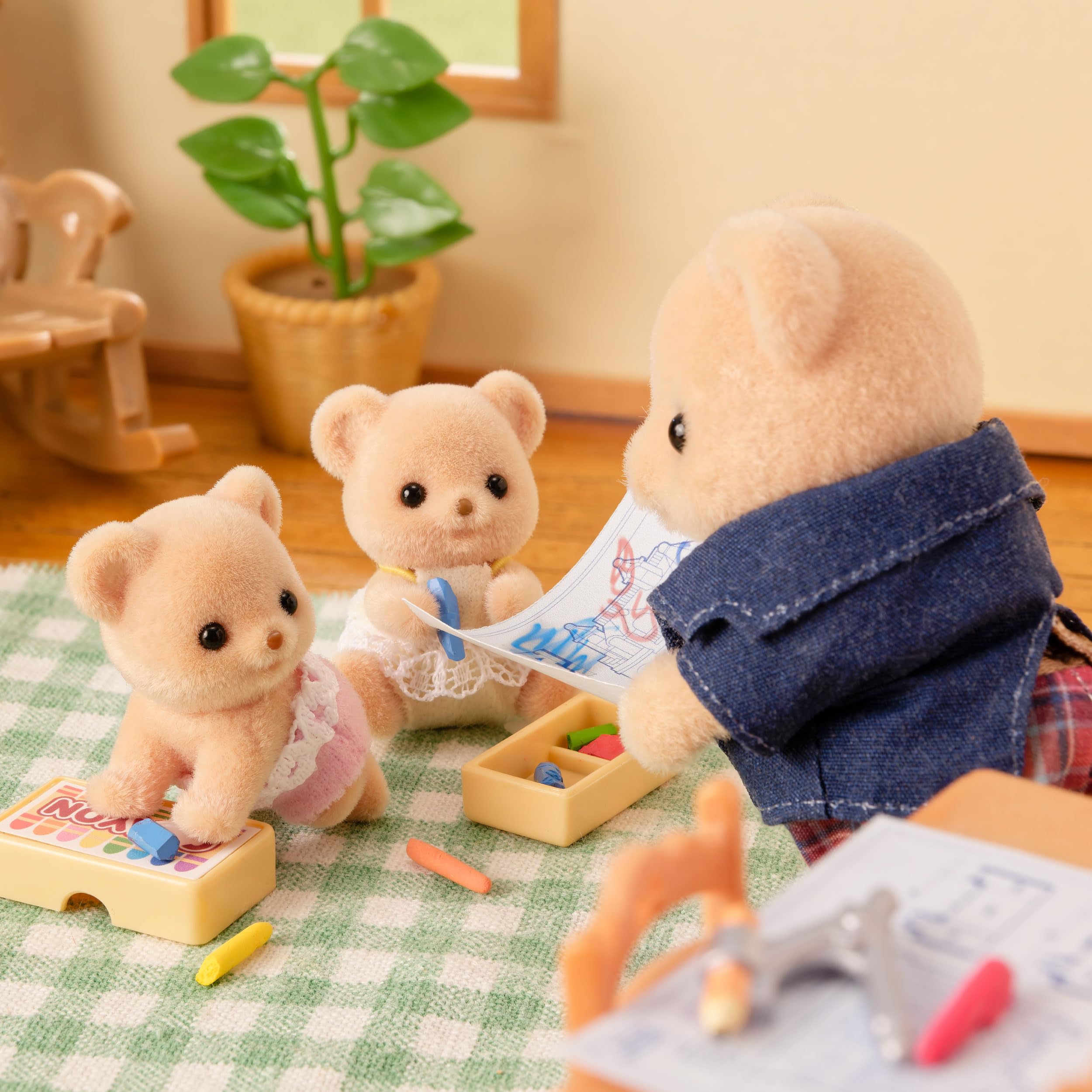 sylvanian-families-baby-collection-5853-biscuit-b-ren-spielfigurenset-zwillinge image 5