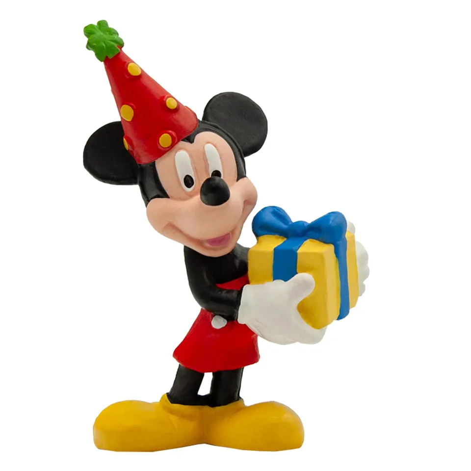bullyland-disney-mickey-mouse-15338-spielfigur-mit-geschenk image 1