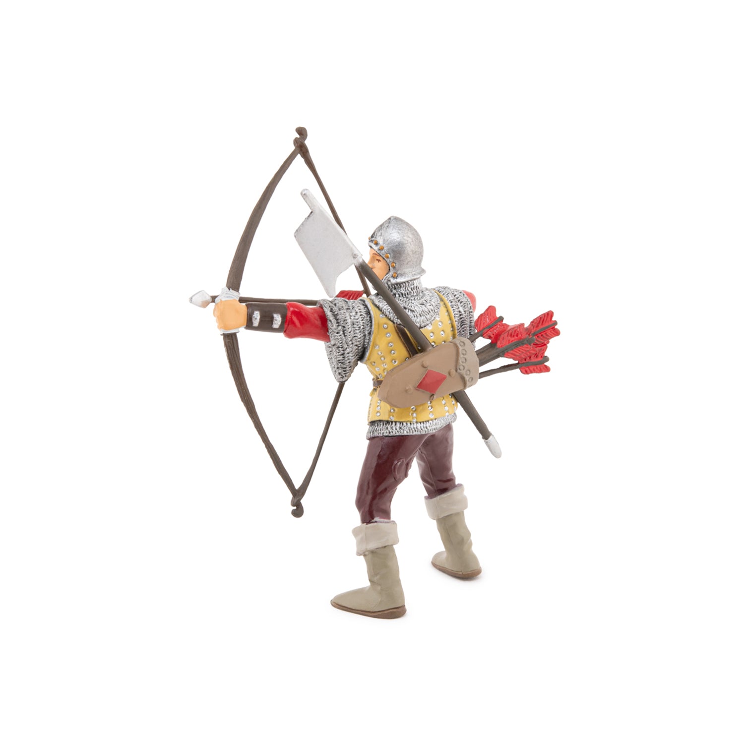 papo-medieval-roter-bogensch-tze-ritterfigur-mittelalter image 6