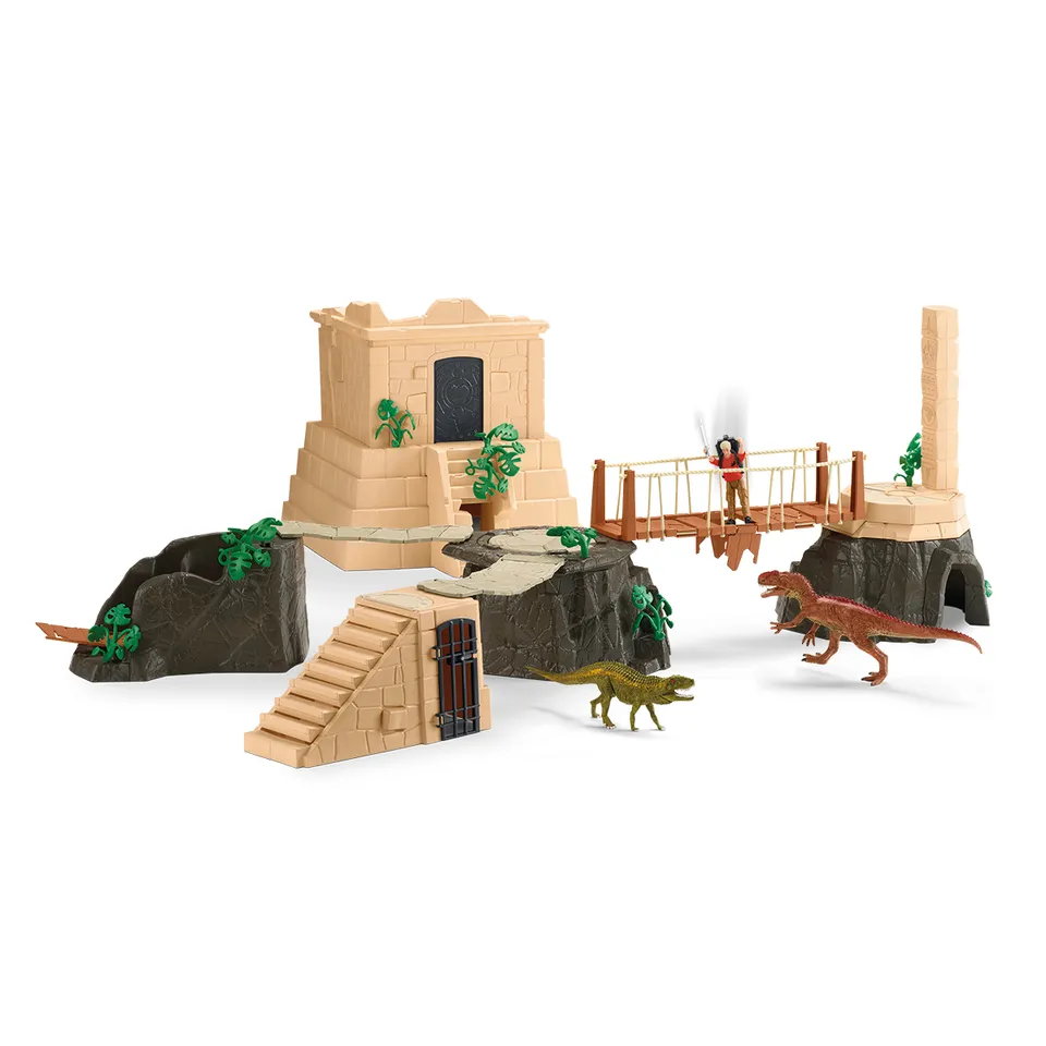 schleich-dinosaurs-dino-tempel-eroberung-mega-set-42656-spielset image 1