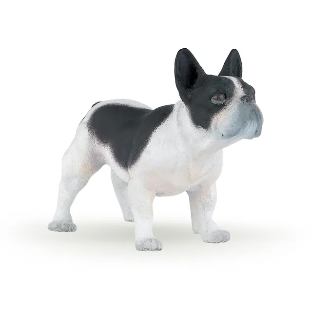 papo-dogs-franz-sische-bulldogge-hundefigur-schwarz-wei image 1