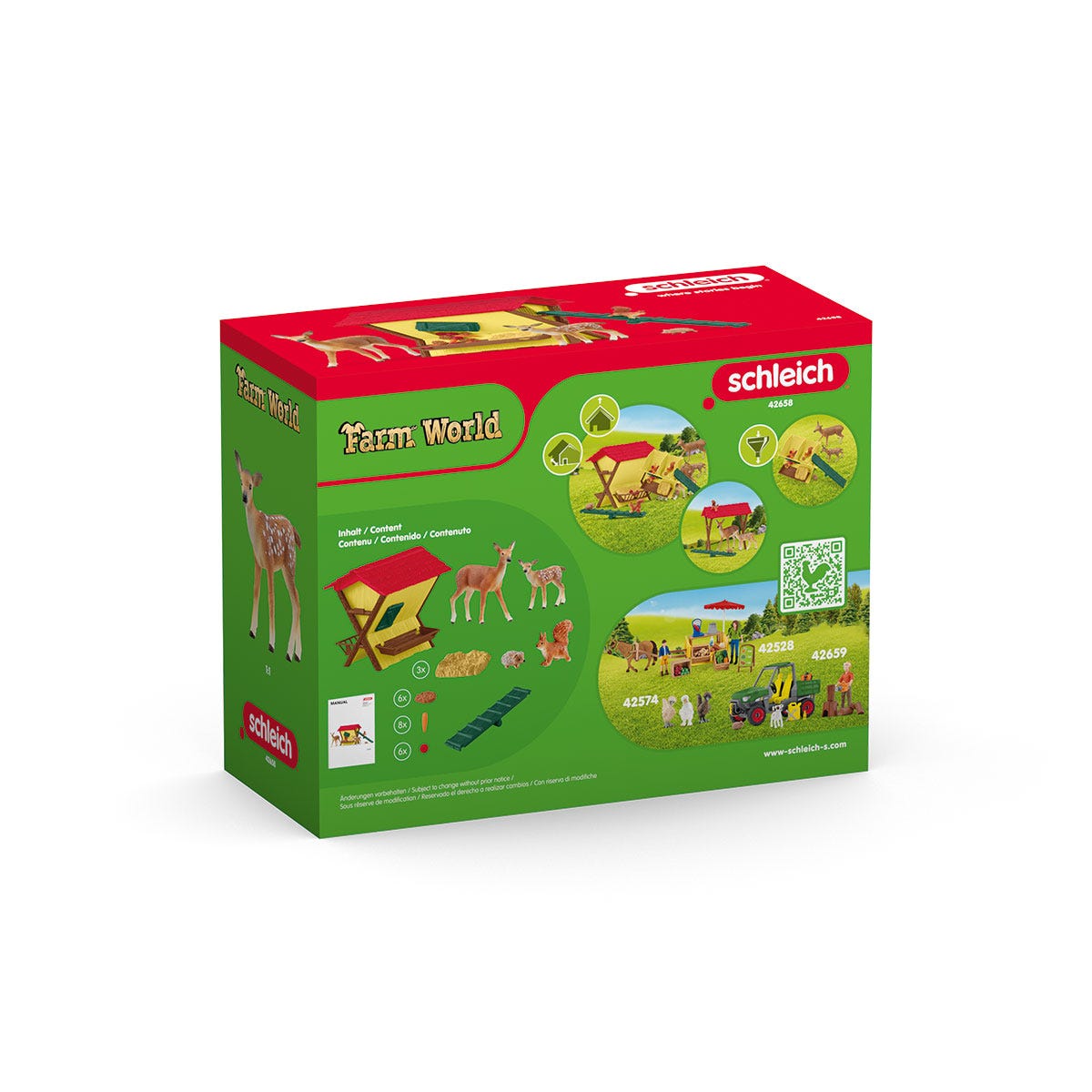 schleich-wild-life-42658-f-tterung-der-waldtiere-spielset-futterkrippe image 8