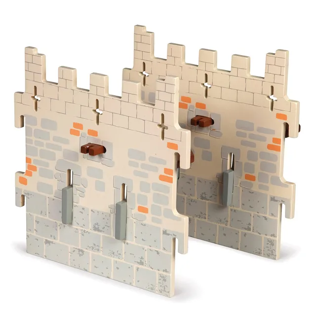 papo-medieval-set-5-burg-zwischenw-nde-2-teilig image 1