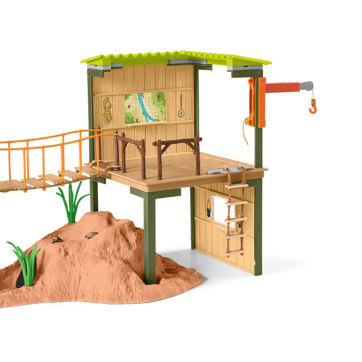 schleich-wild-life-42594-abenteuerstation-spielset-mit-panther image 4