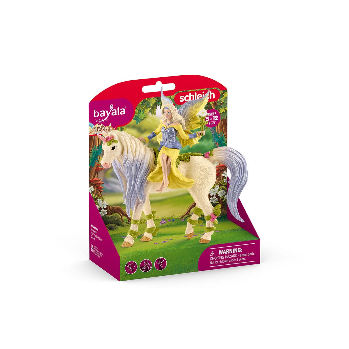 schleich-bayala-sera-mit-bl-ten-einhorn-figur-70565 image 3