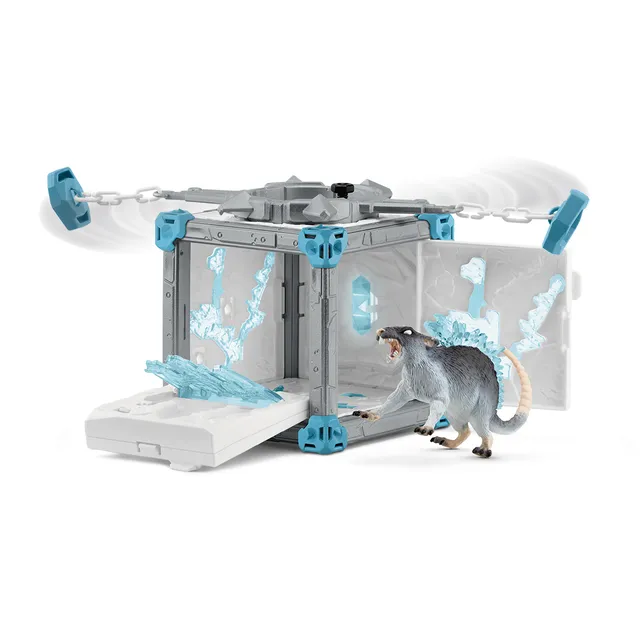 schleich-eldrador-battlecave-eisratte-spielfigur-mit-eiskristall image 1