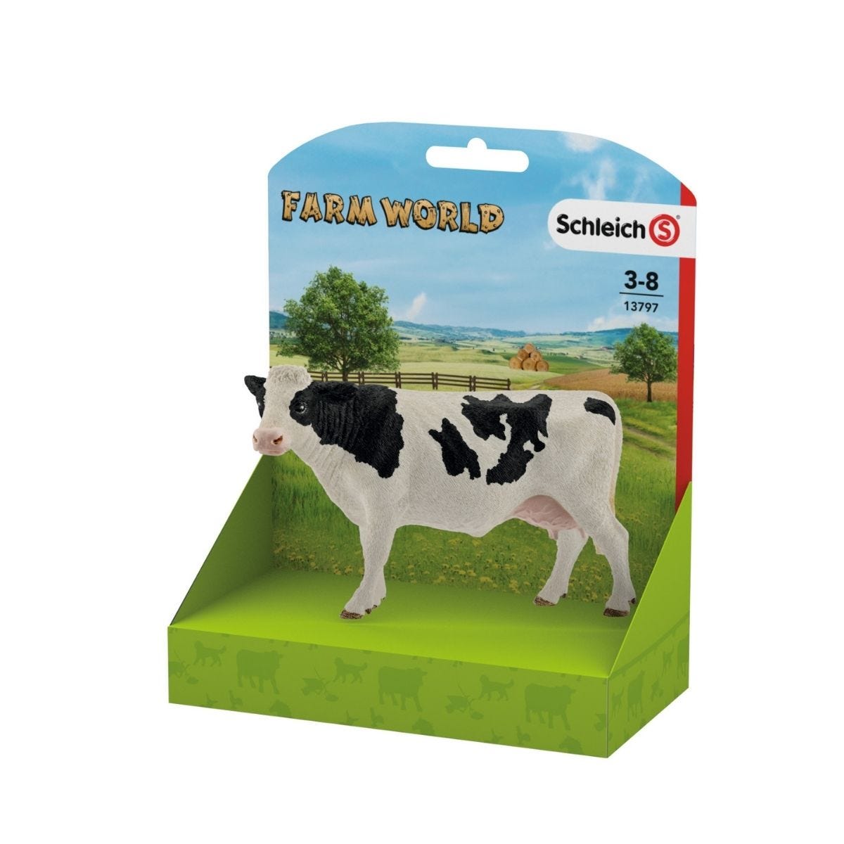 schleich-farm-world-13797-kuh-schwarzbunt-spielfigur-bauernhof image 2