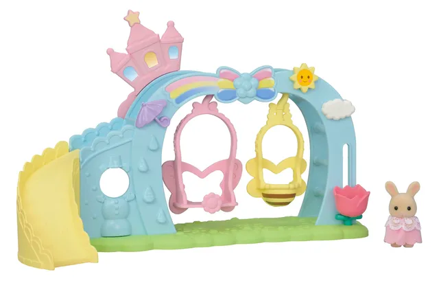 sylvanian-families-school-5745-erlebniskindergarten-schaukel-baby image 1