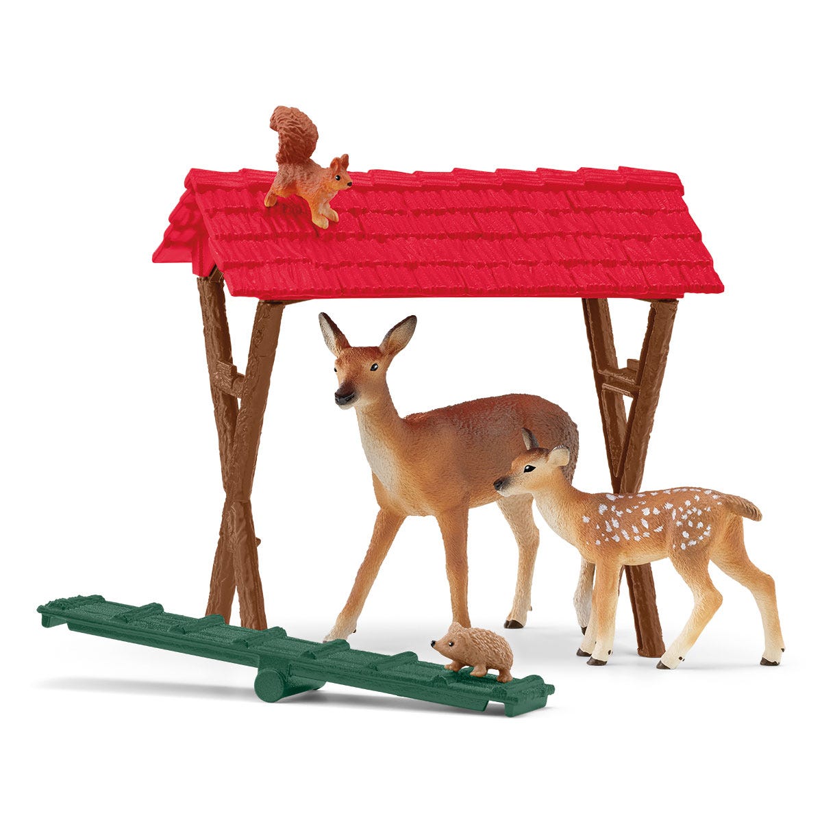 schleich-wild-life-42658-f-tterung-der-waldtiere-spielset-futterkrippe image 4