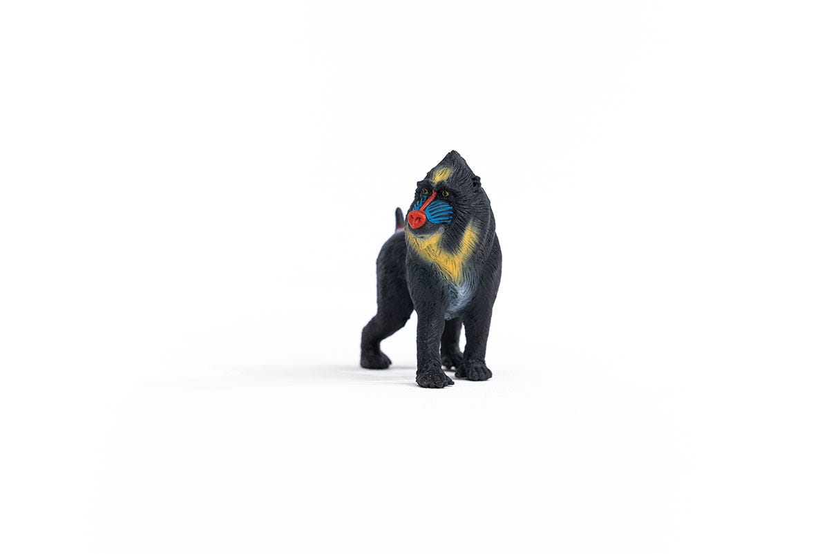 schleich-wild-life-14856-mandrill-tierfigur-regenwald image 5