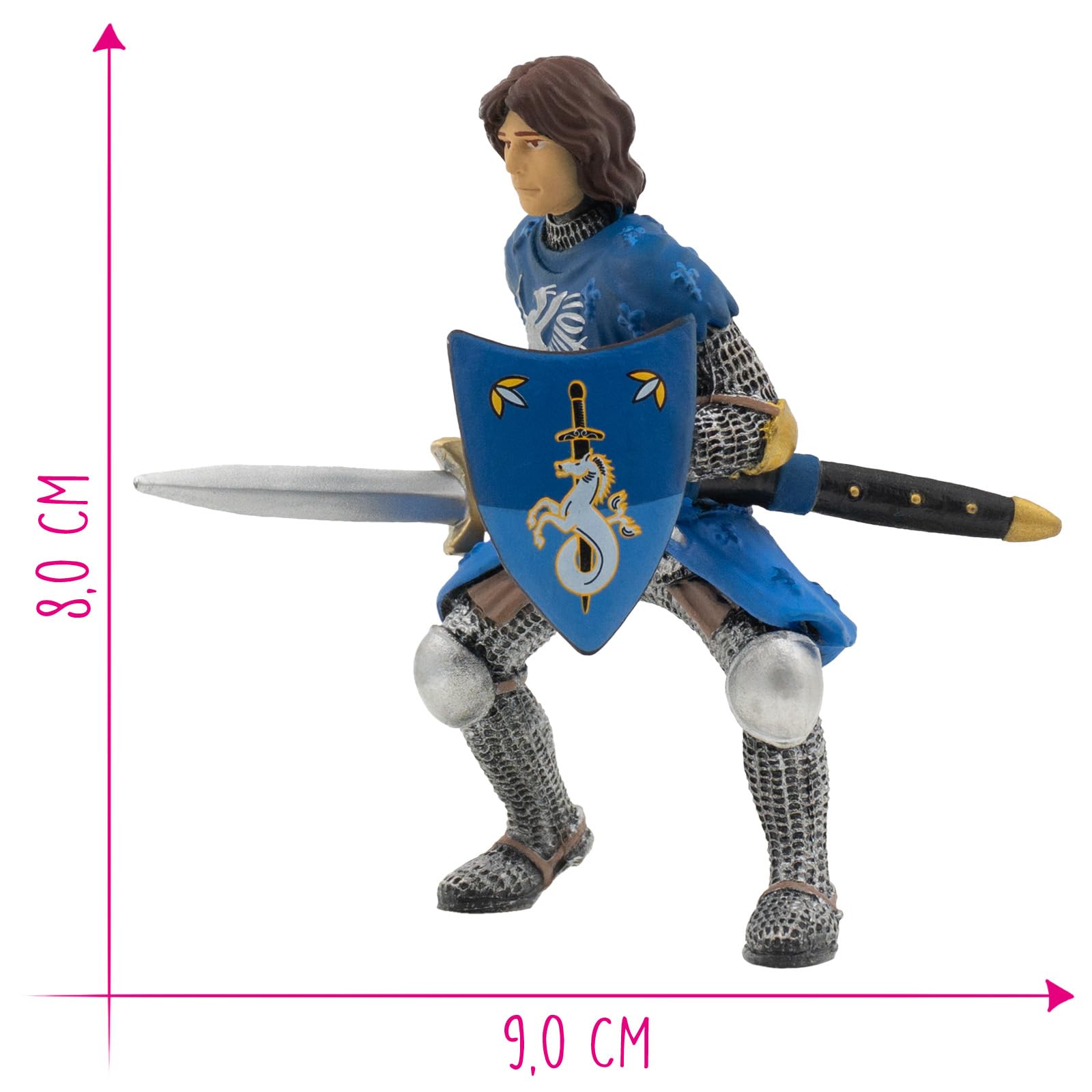 bullyland-castles-prinz-blaue-r-stung-figur-8-cm-80784 image 2