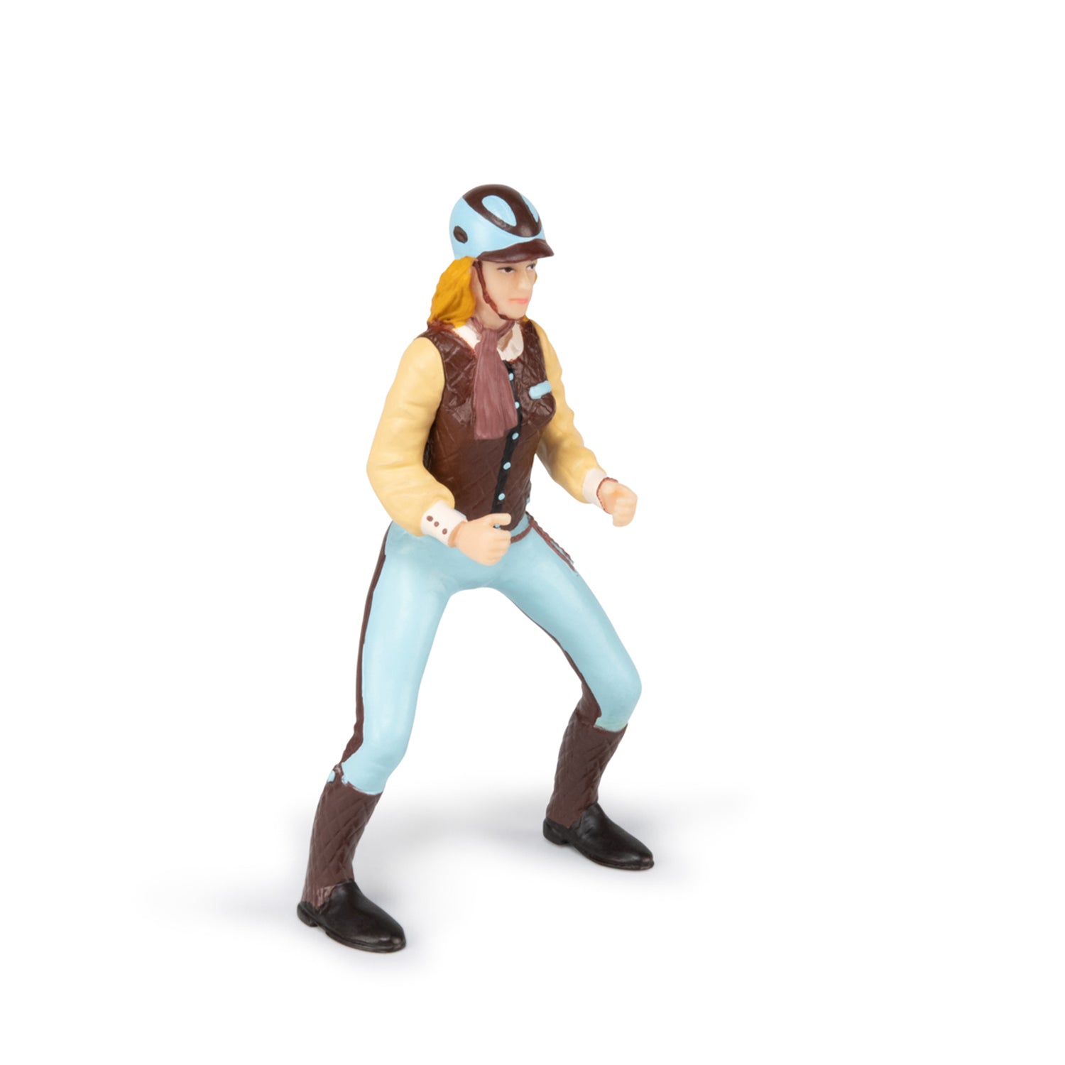 papo-horses-blaue-fashion-reiterin-figur-mit-helm image 2