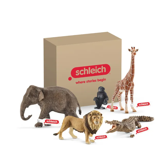 schleich-wild-life-tier-set-5-wildtiere-spielfiguren image 1