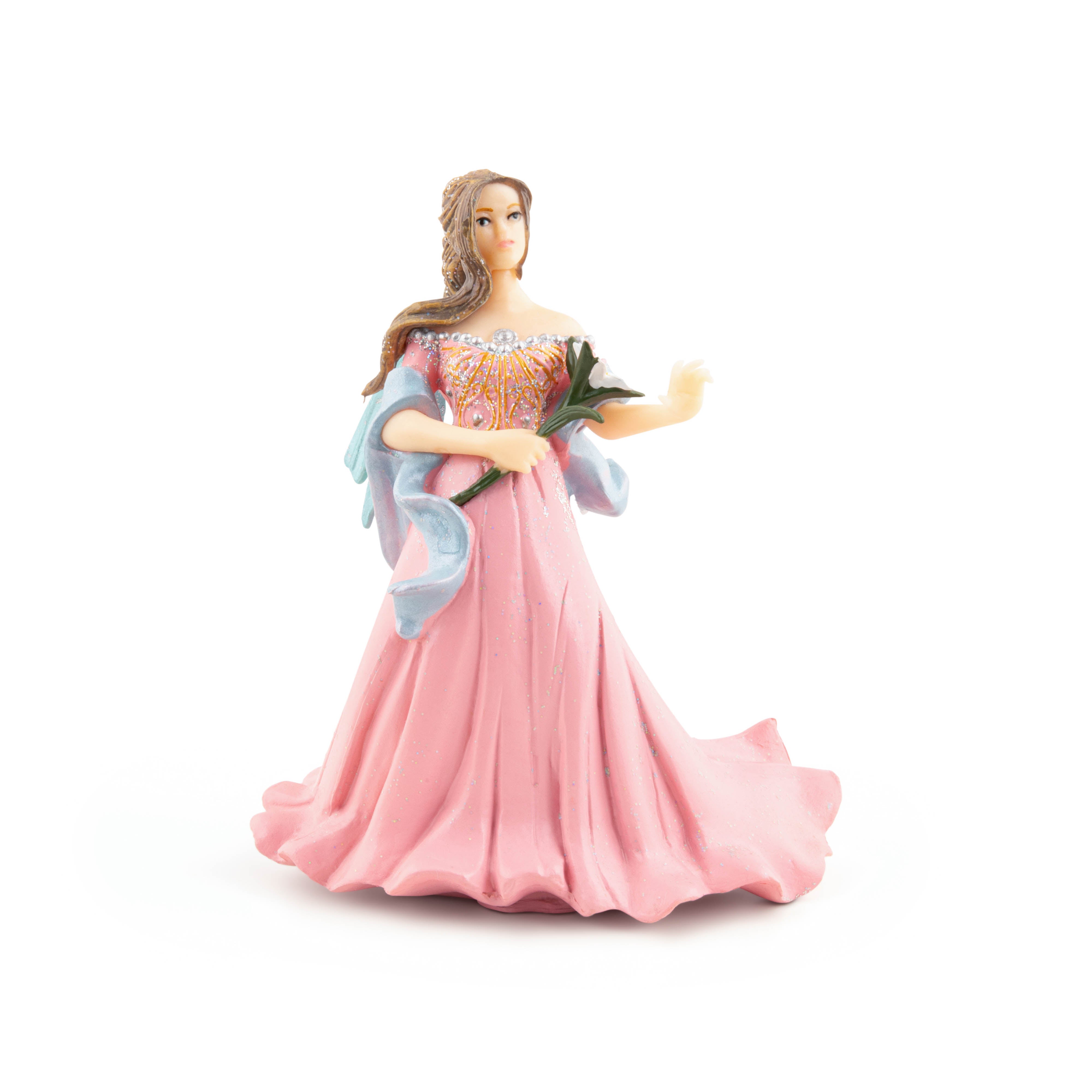 papo-enchanted-world-rosa-elfe-mit-lilie-elfenfigur-fee image 1