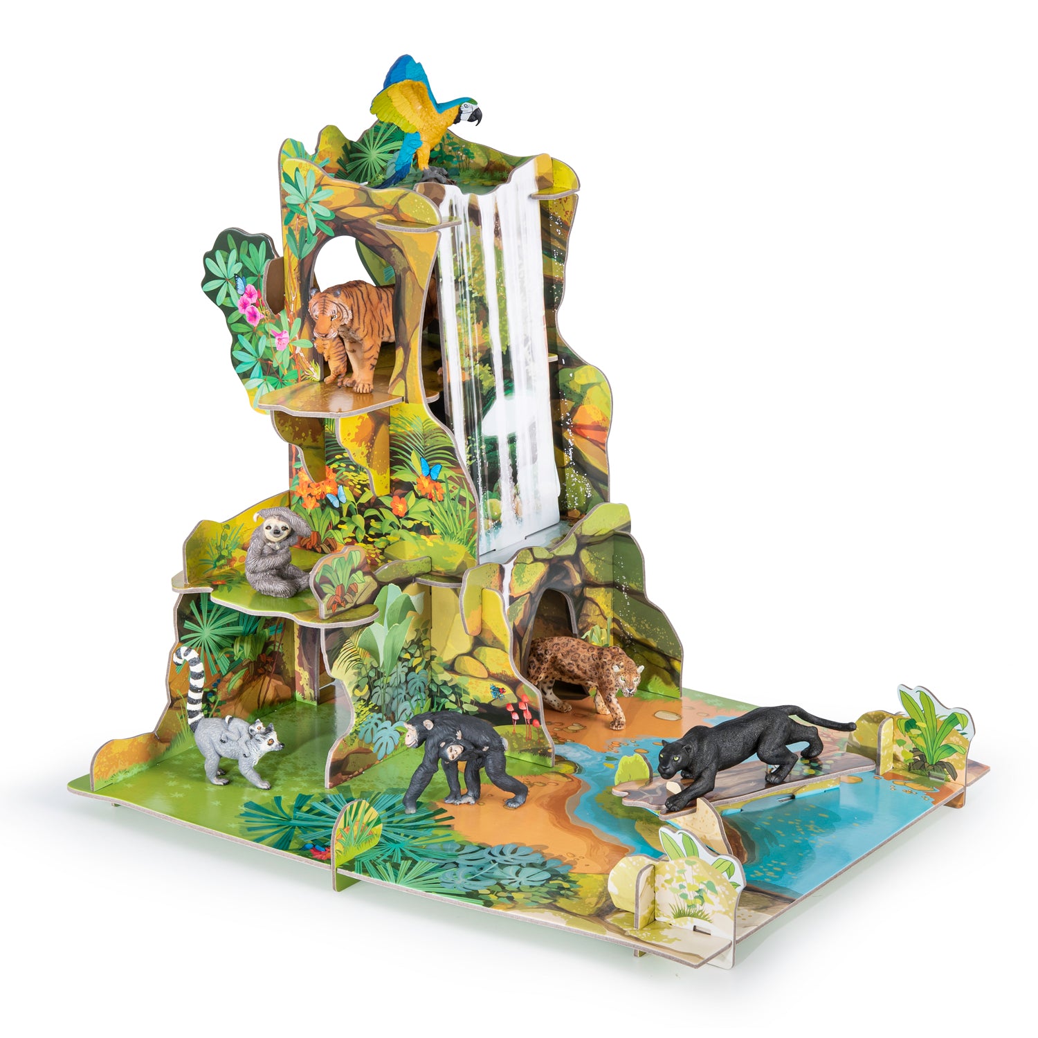 papo-wildlife-dschungel-spielset-isiplay-xxl-kulisse image 1