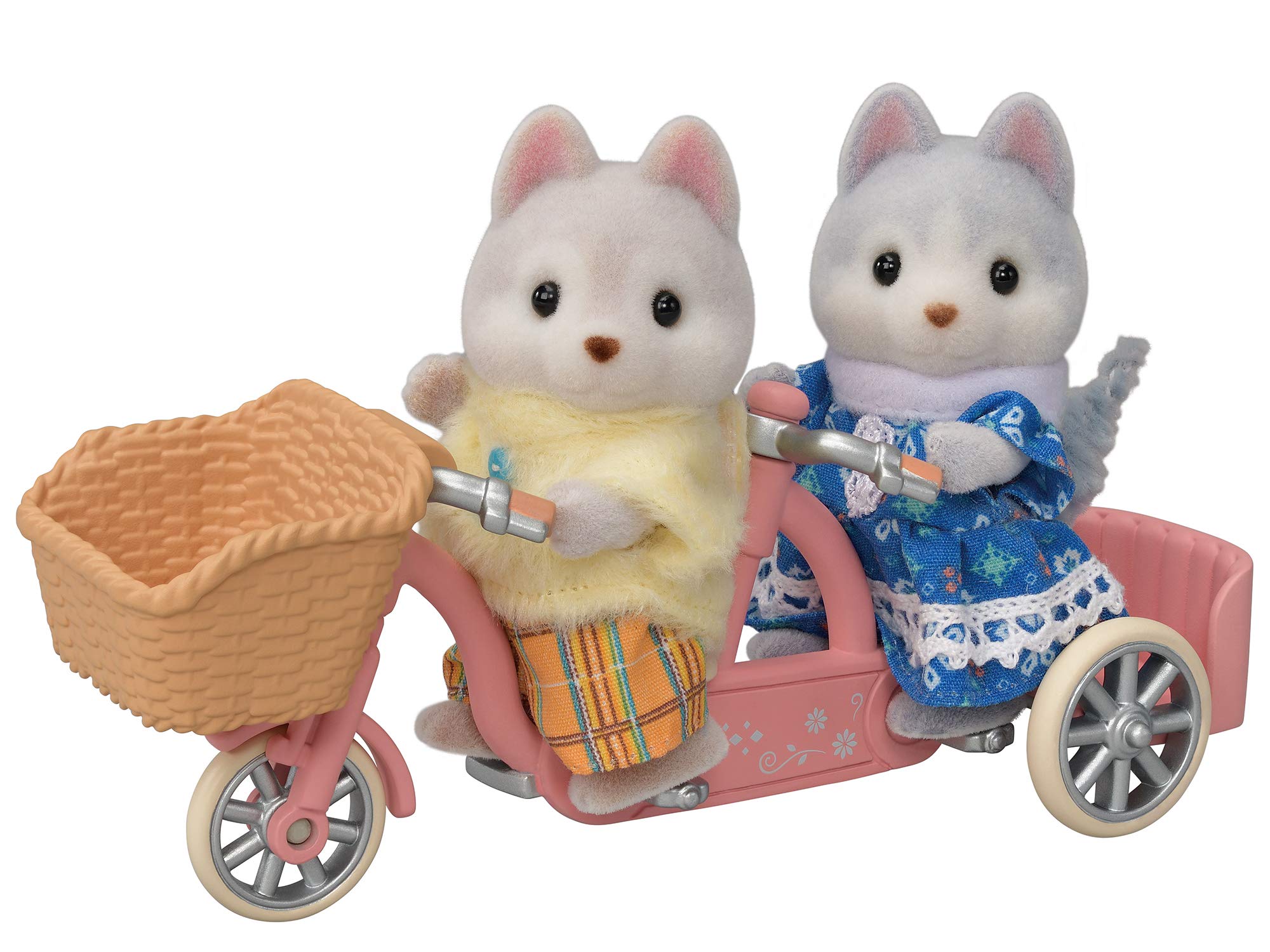 sylvanian-families-family-trip-5637-tandem-spielset-husky-figuren image 1