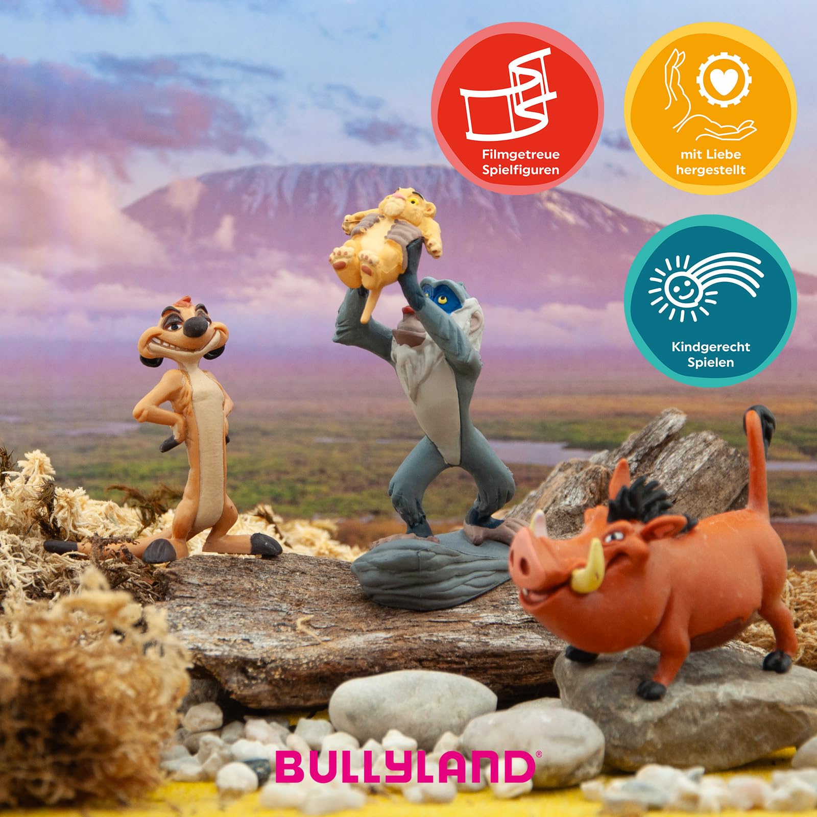 bullyland-disney-classic-12256-rafiki-mit-simba-figur-9-8-cm image 5