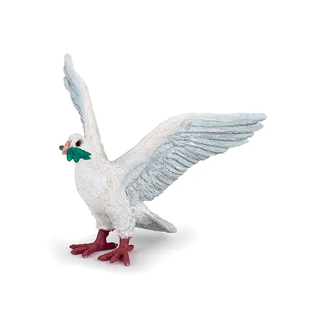 papo-wildlife-taubenfigur-wei-vogel-tierfigur-friedenstaube image 1