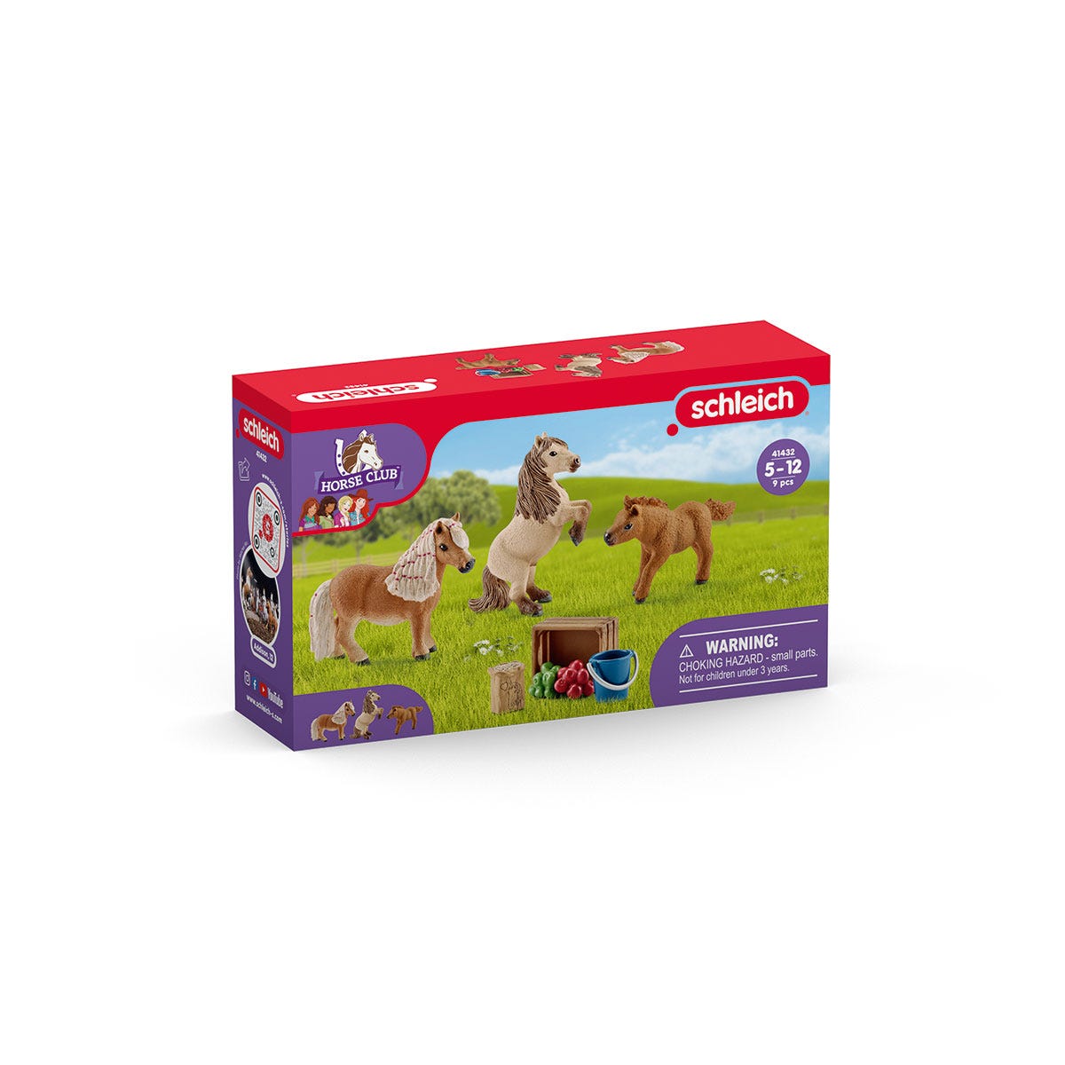 schleich-horse-club-mini-shetty-familie-spielfiguren-set-41432 image 2