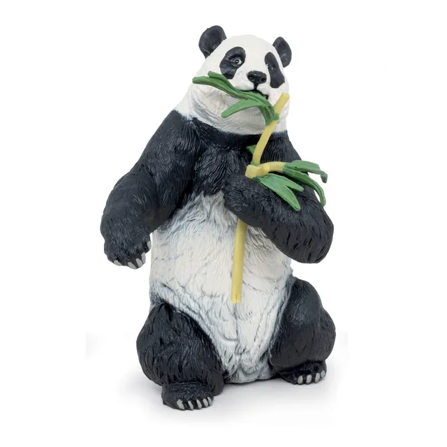 papo-wildlife-panda-spielfigur-mit-bambus image 1