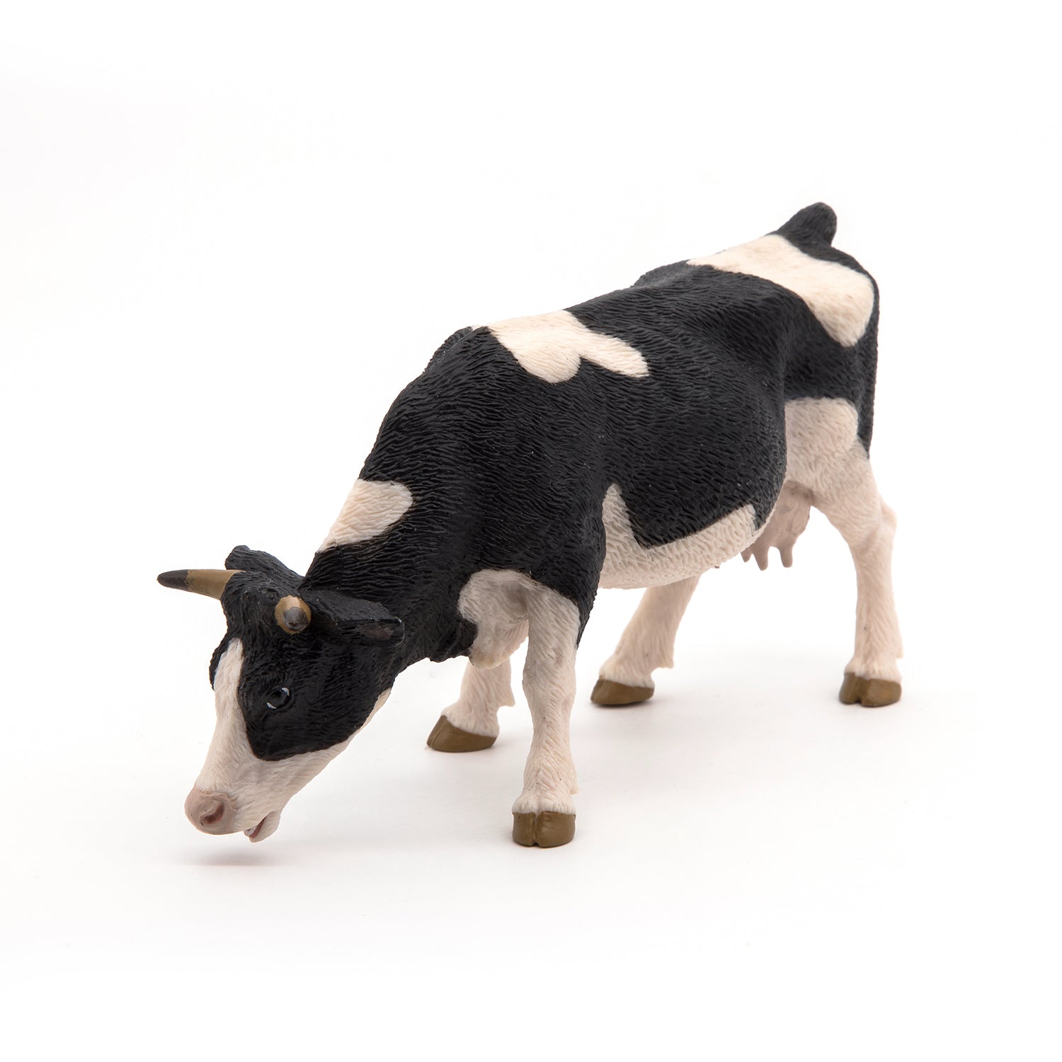 papo-farmyard-friends-kuh-figur-grasend-schwarz-wei image 6