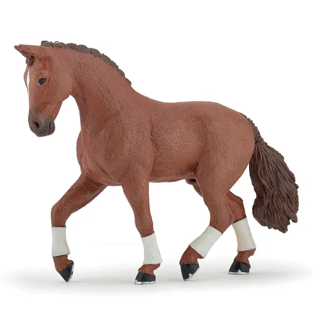papo-horses-hannoveraner-pferdefigur-braun-dressur image 1