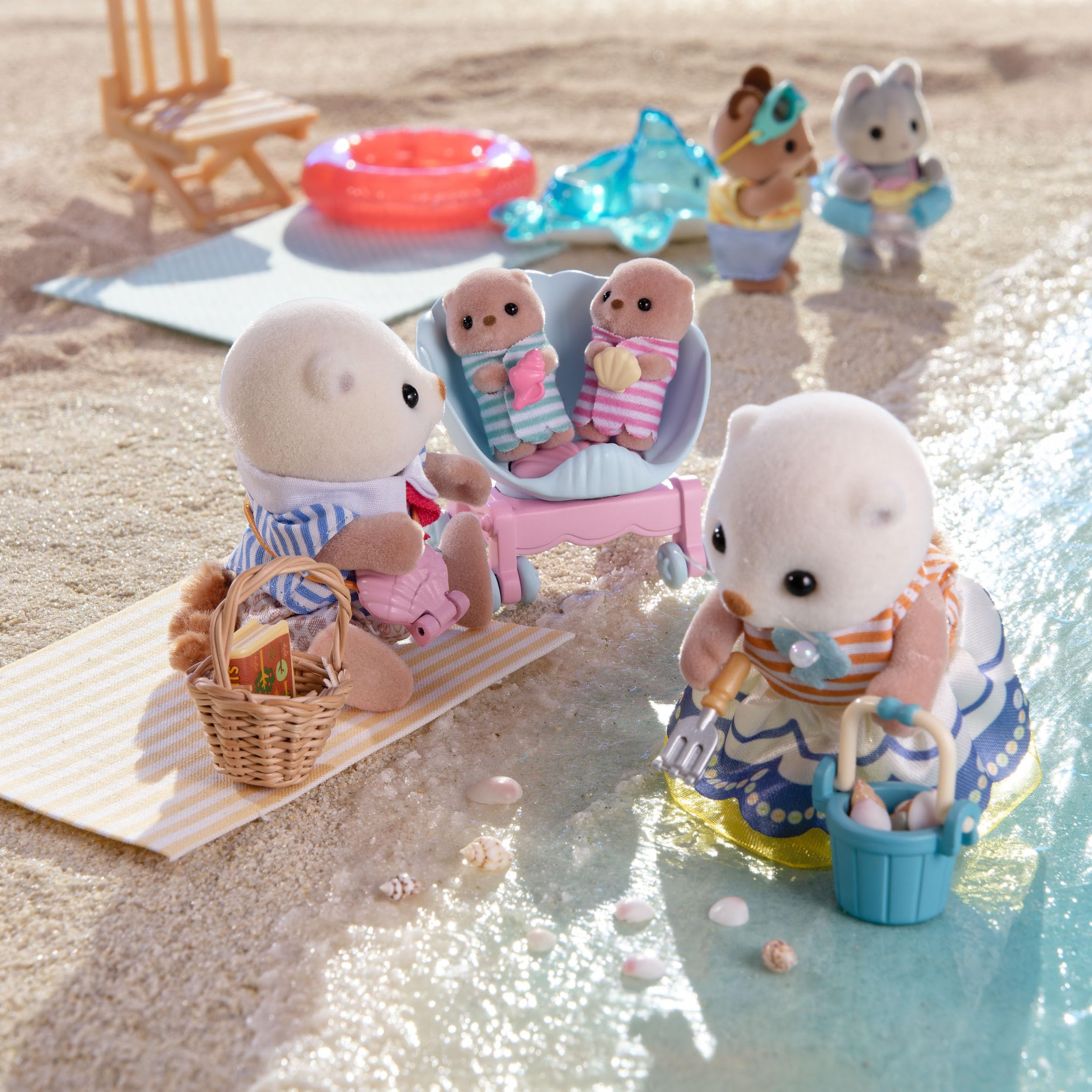 sylvanian-families-seaside-seeotter-familie-5803-figuren-set image 6