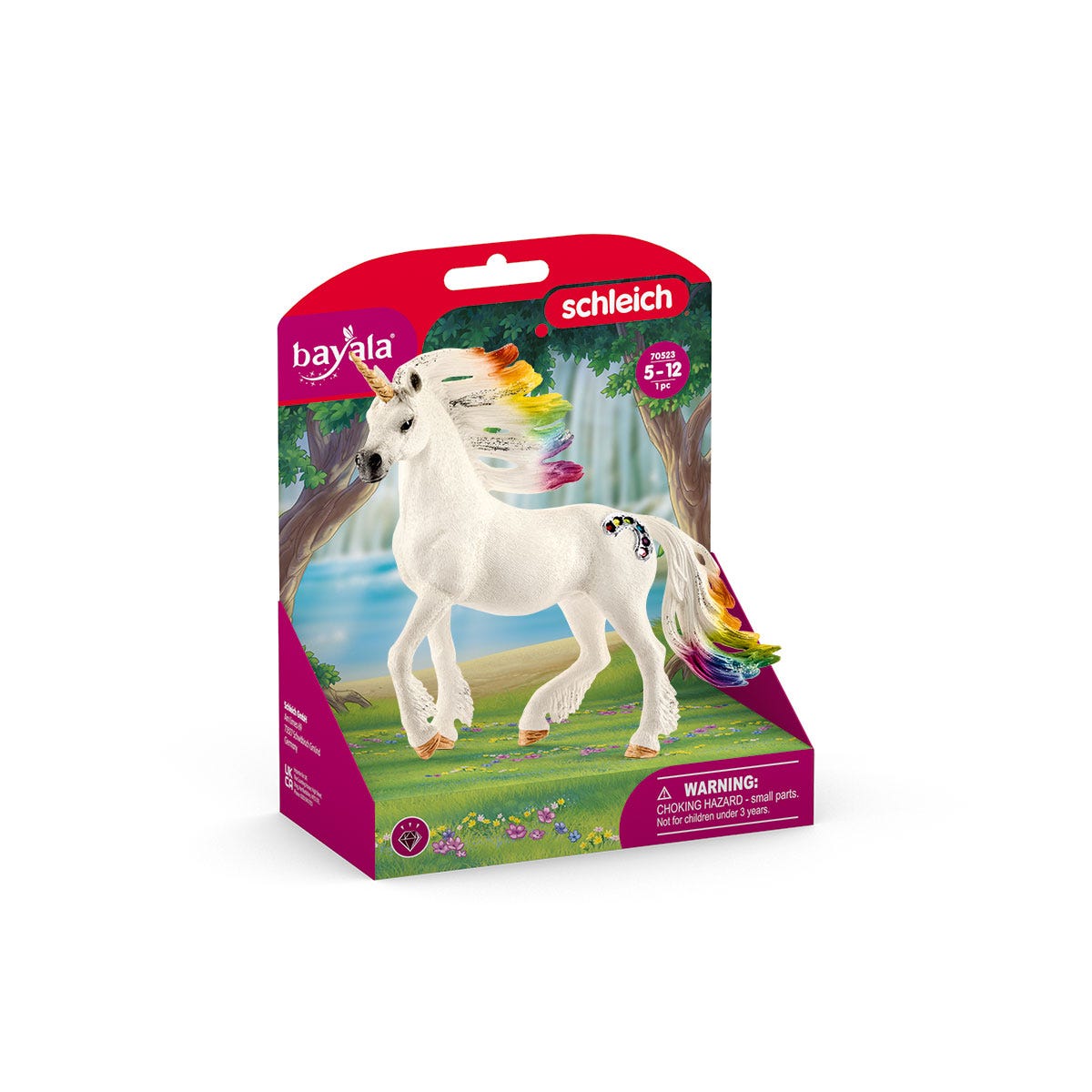 schleich-bayala-regenbogeneinhorn-hengst-70523-einhornfigur image 2