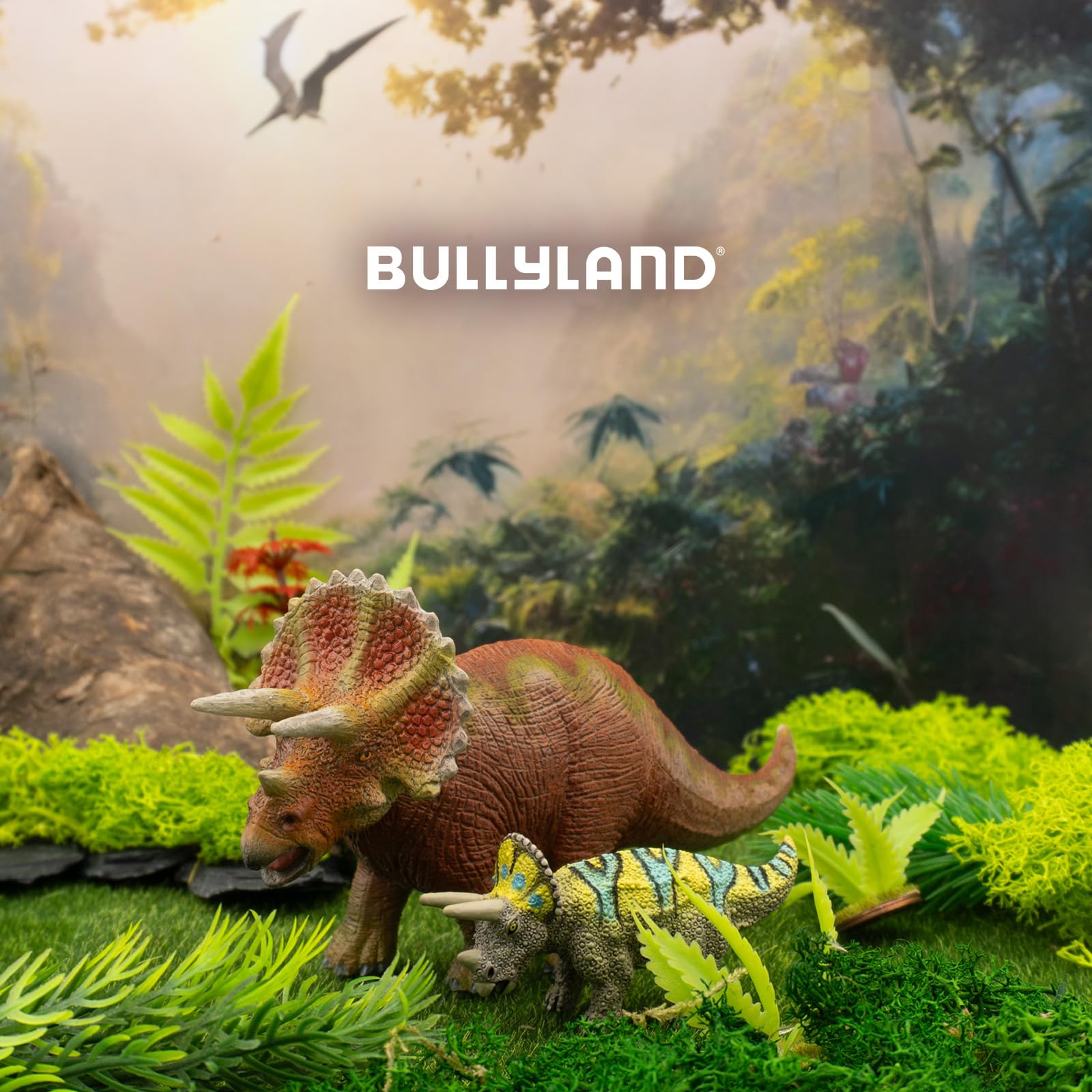 bullyland-dinopark-61317-triceratops-dinosaurier-figur-7-5-cm image 3