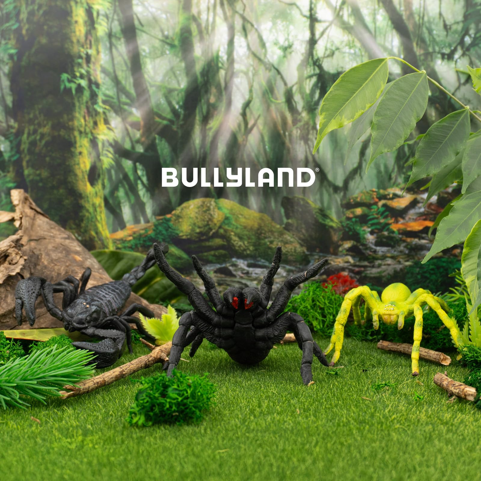 bullyland-crawlers-gr-ne-huschspinne-tierfigur-68455 image 6