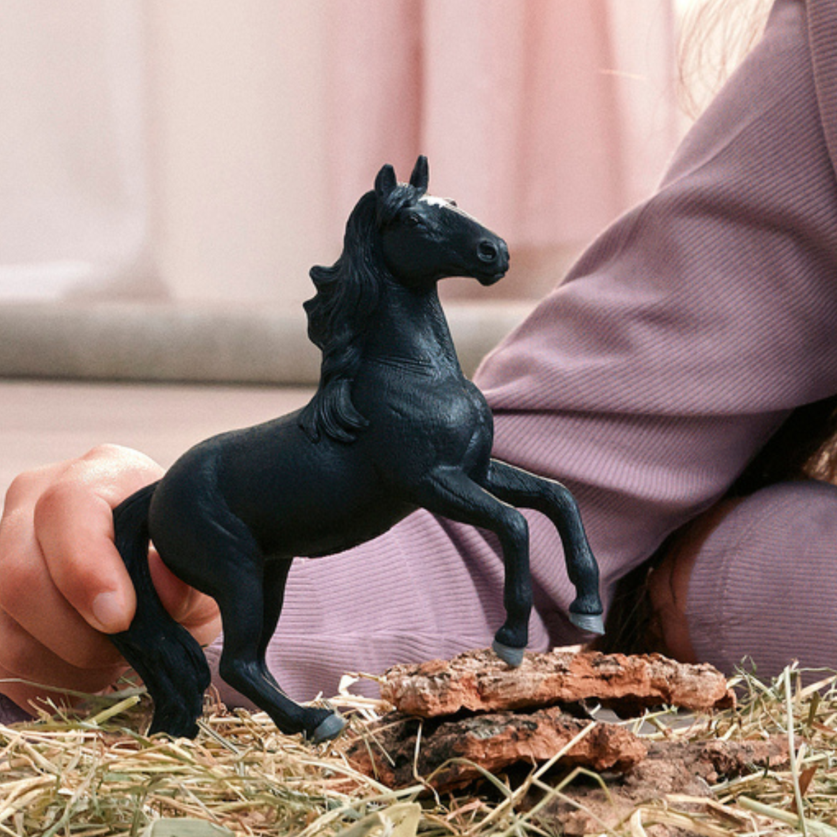 schleich-horse-club-lusitano-hengst-14918-schwarz image 2
