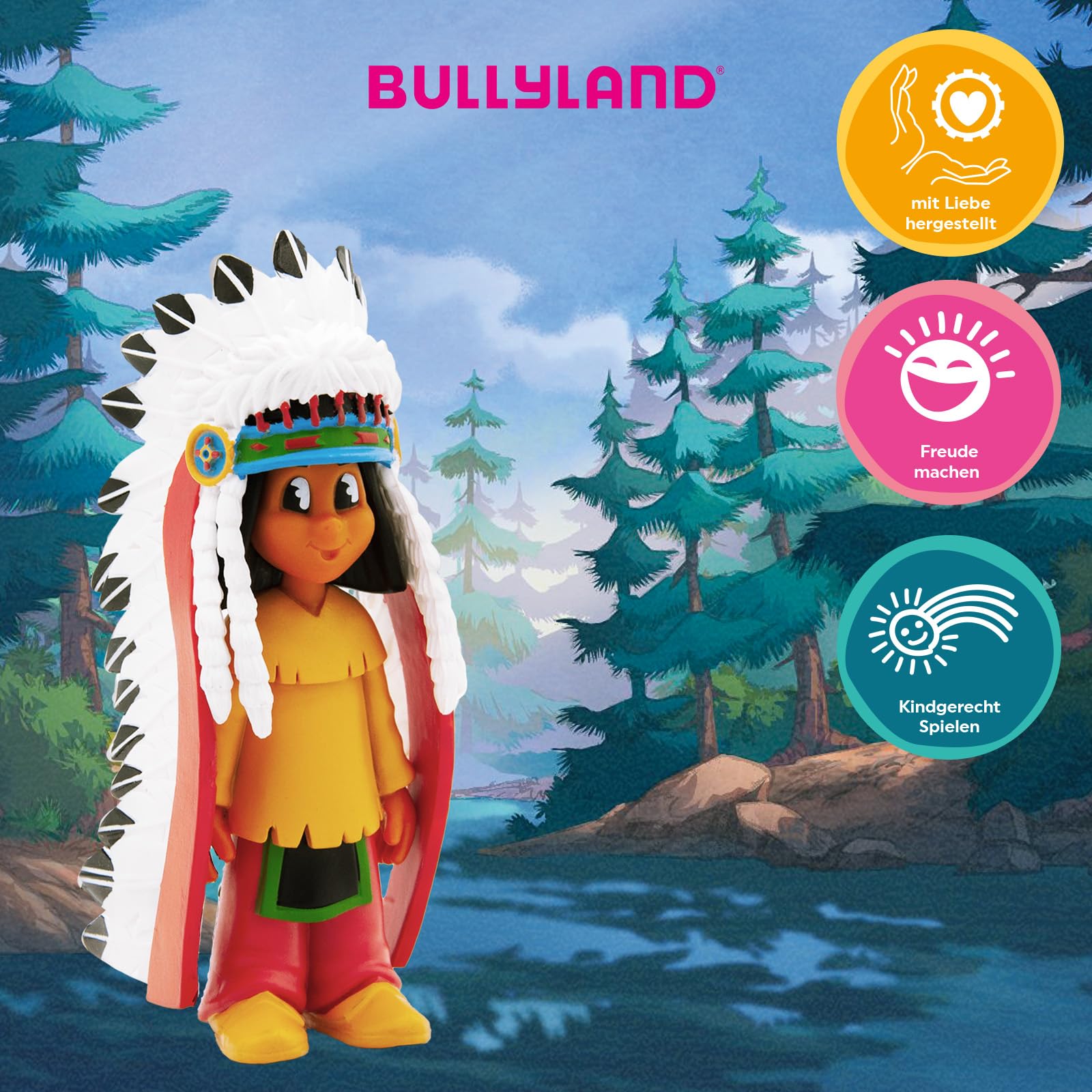 bullyland-yakari-43364-spielfigur-11-2-cm-mit-federschmuck image 5