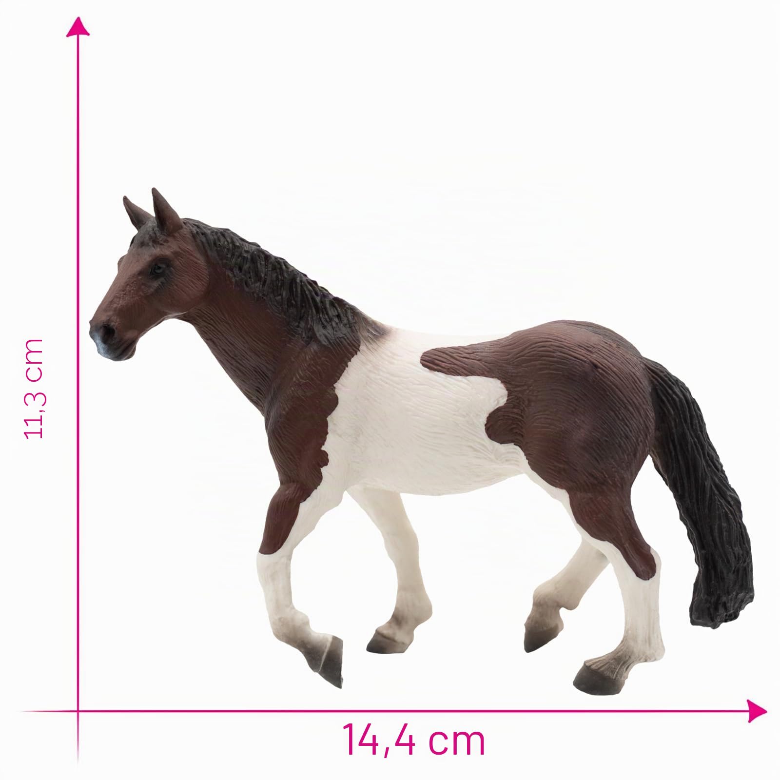 bullyland-paddock-paint-horse-stute-62657-pferdefigur-14-4-cm image 2
