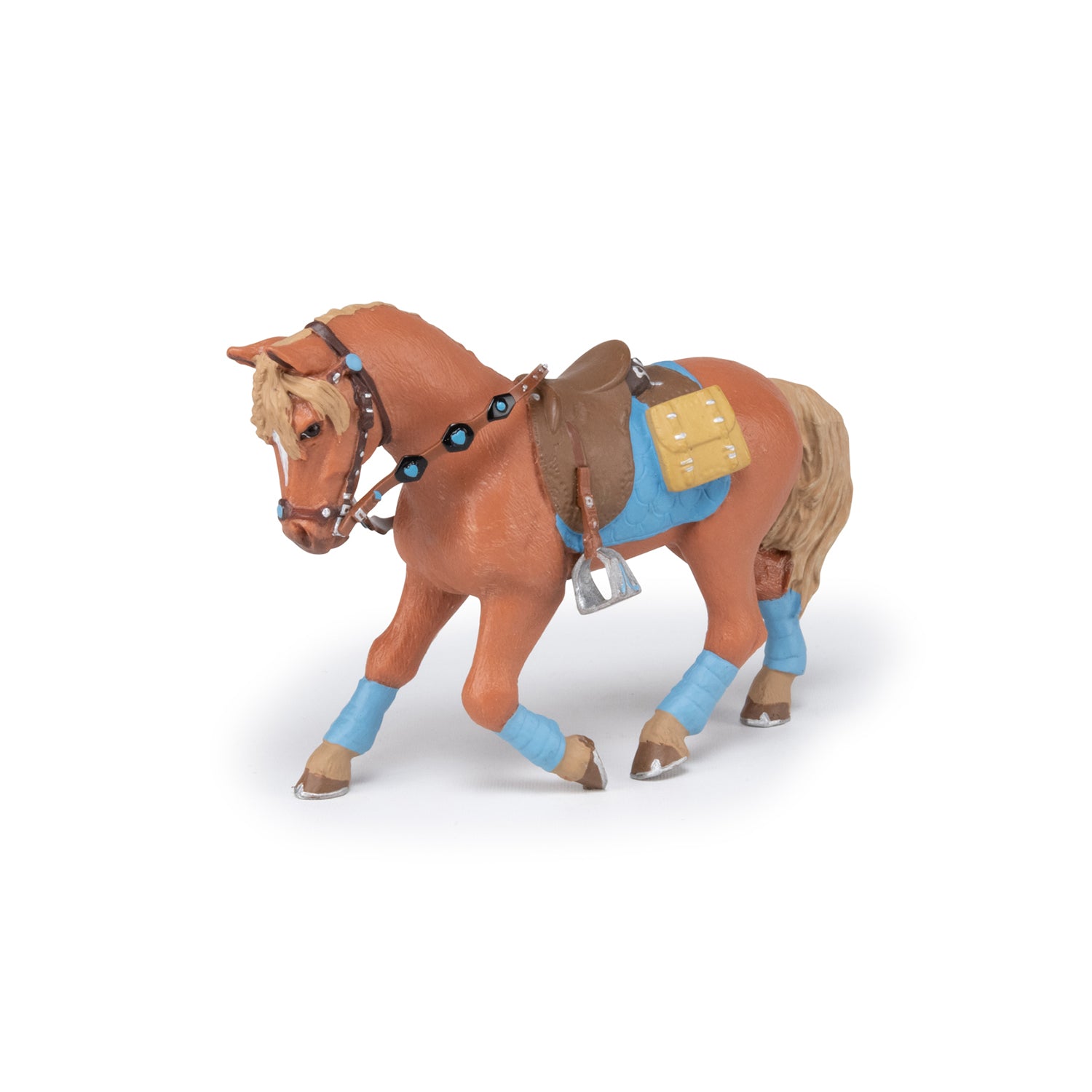papo-horses-pferd-junger-reiter-figur-blau-beige image 3