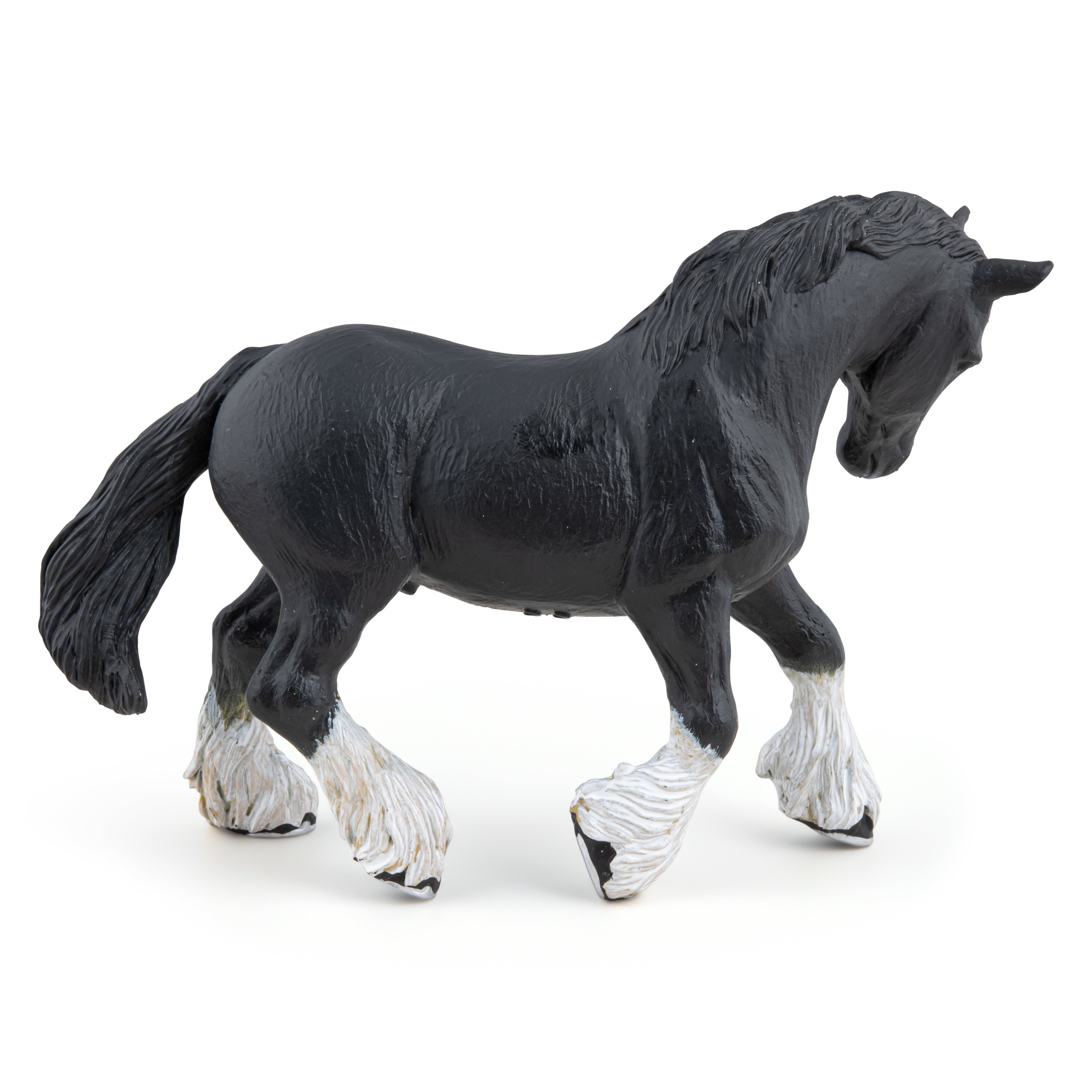 papo-horses-shire-hengst-pferdefigur-schwarz image 2