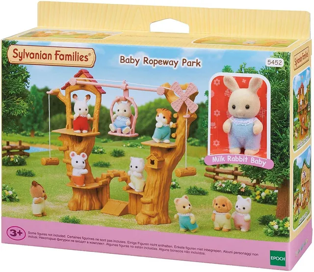 sylvanian-families-baby-5452-seilbahn-puppenhaus-spielset-mit-figur image 1