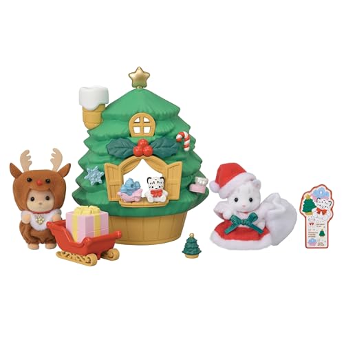 sylvanian-families-baby-santas-weihnachtshaus-5822-spielset image 7